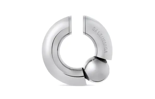 Balenciaga Earrings Women's Silver