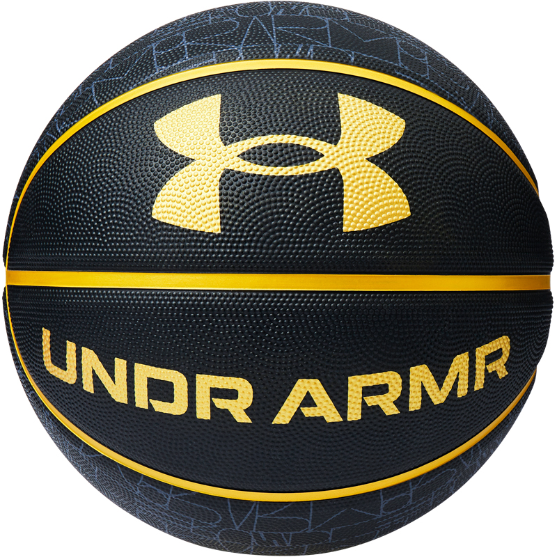 Under Armour Basketball Black Gold Size 7 Ball Training Competition Unisex