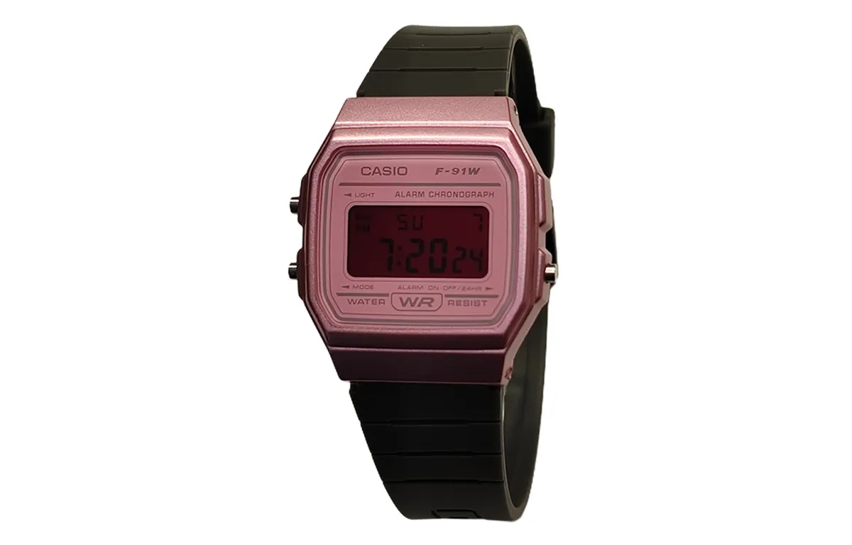 CASIO Custom Collection Quartz Movement Resin Strap Watch Women's Watch Pink Watch Dial