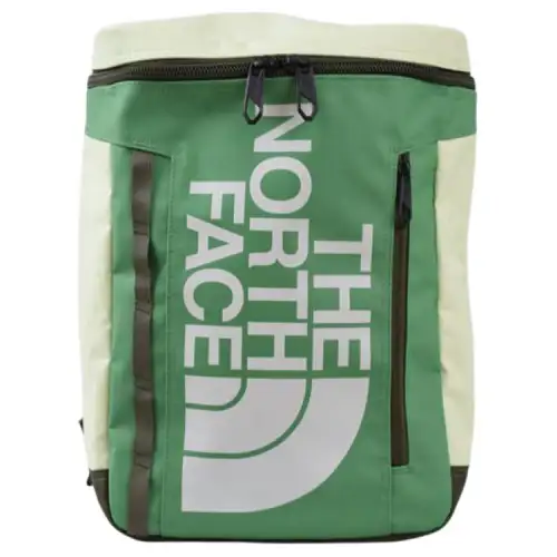 THE NORTH FACE 21L Backpack Outdoor Bag Recycled Polyester Dark Grass Green & Lemon Cream Unisex