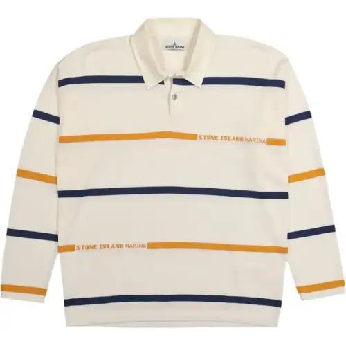 Stone Island striped cotton shirt
