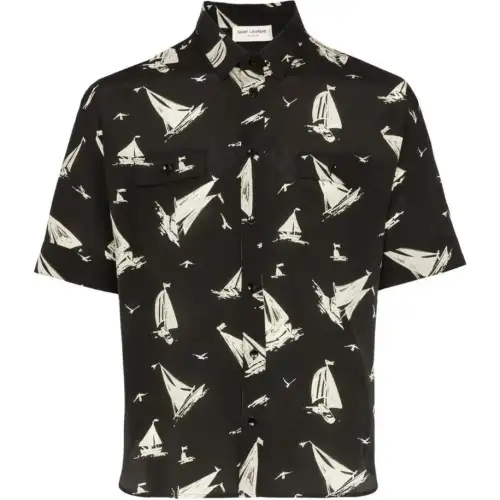 SAINT LAURENT Shirt Men's Black