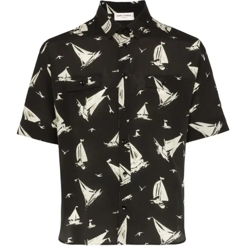 SAINT LAURENT Shirt Men's Black
