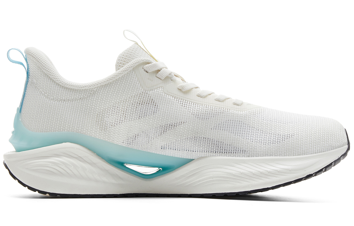 PEAK Lightweight Rebound Anti Rollover Low top Running Shoes Women’s Milk White Blue
