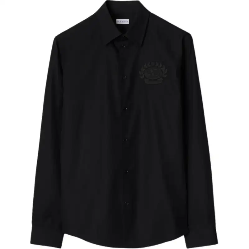 Burberry logo-embroidered polo shirt