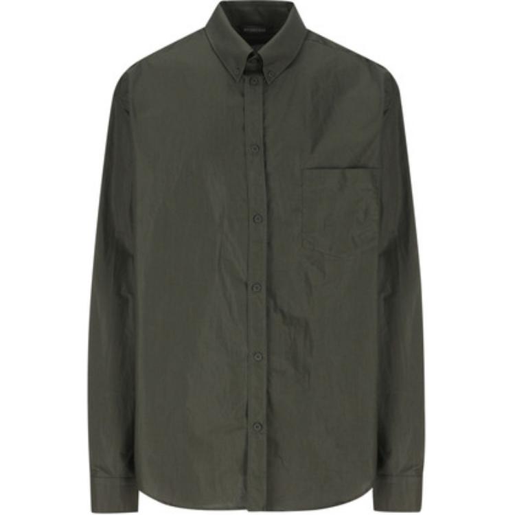 Balenciaga Collared Long Sleeve Shirt
