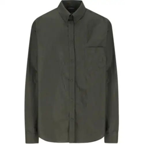 Balenciaga Collared Long Sleeve Shirt