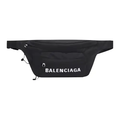 Balenciaga Nylon Fanny Pack Men's Black