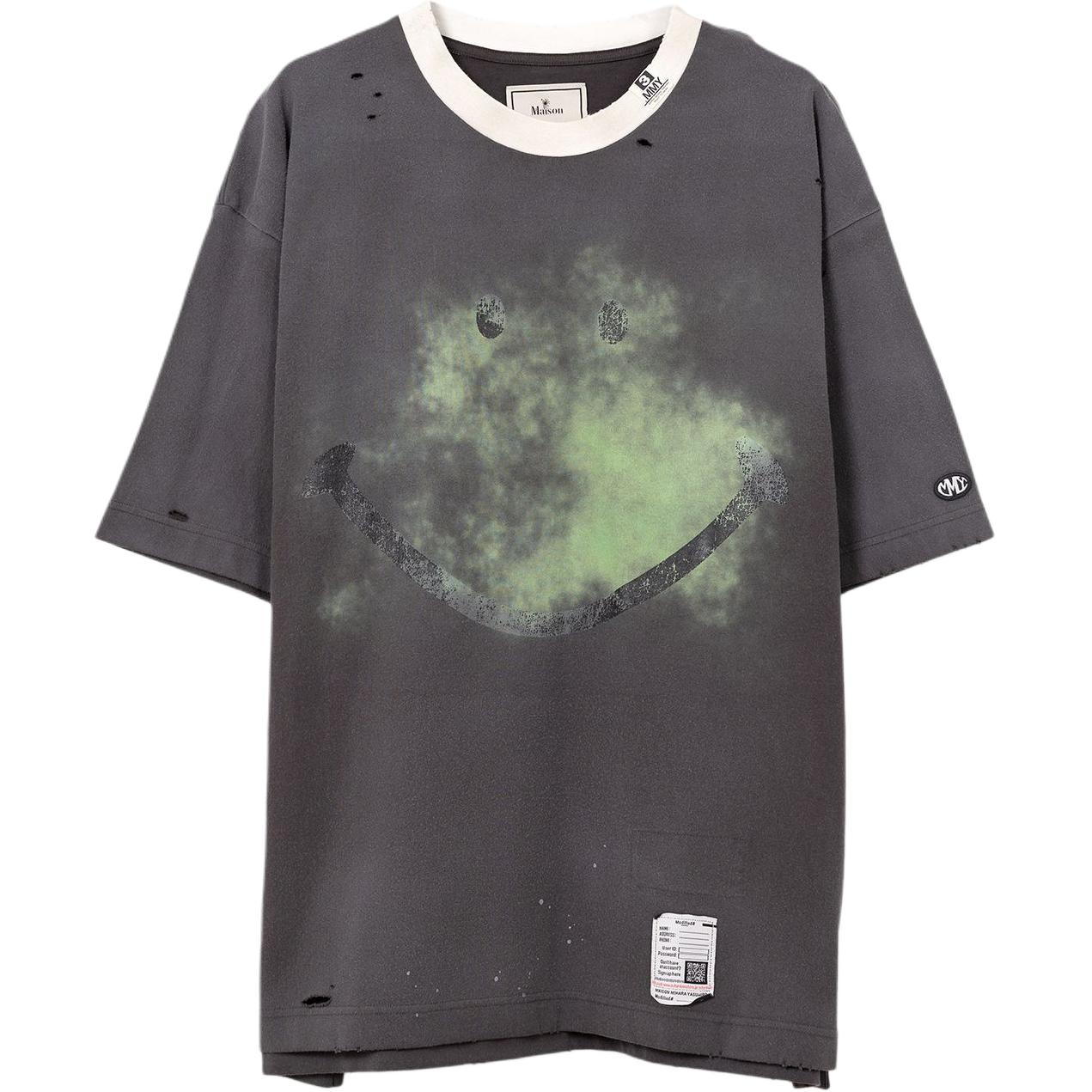 Мужская футболка Maison Maison Mihara Yasuhiro SS25 2025 T (черная)