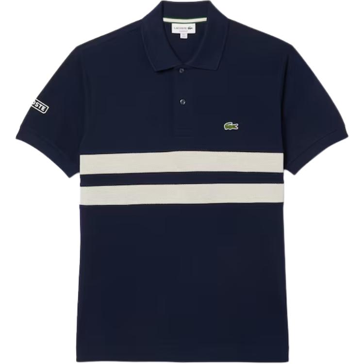 Мужская рубашка поло LACOSTE Американское поло (военно-морской синий)