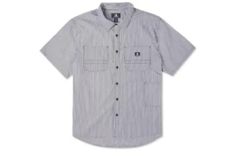 Converse Shirts Unisex A01 Lapel Moderate Other