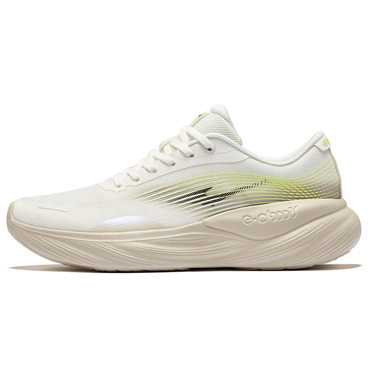 Erke Running Shoes Men’s Low Top Microcrystal White Wheat Seedling Green