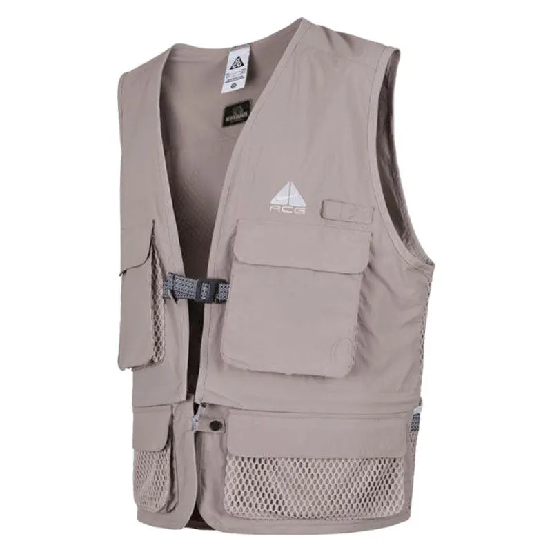 Nike Vests Men's Gray Moderate