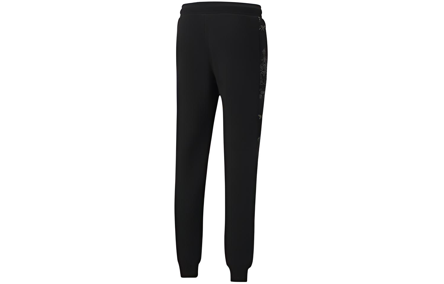 PUMA EVOSTRIPE Luxe Aop Track Pants Sports Pants Men’s Black