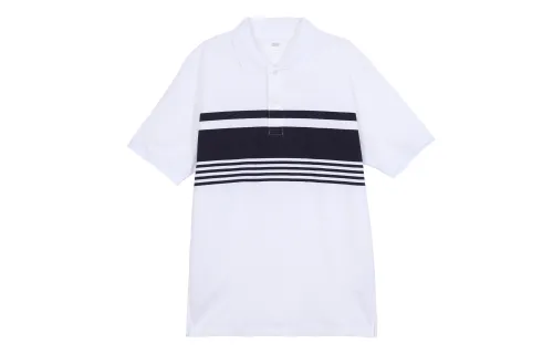 UNIQLO Polo Shirts Unisex White Polo Collar Moderate Other