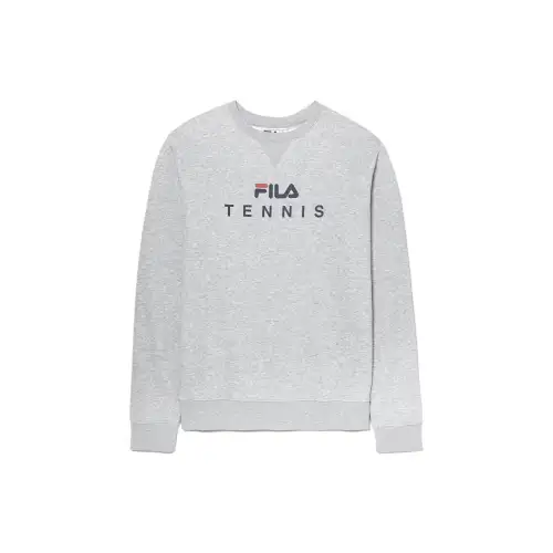 FILA Sweatshirts Unisex Gray Crew Neck Moderate Regular