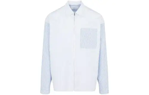 PRADA Shirts Men's Blue Moderate Other