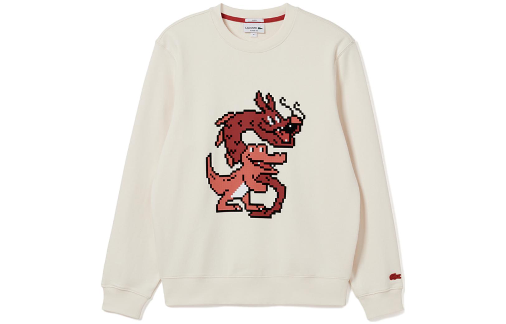 Худи LACOSTE (кремово-белое)