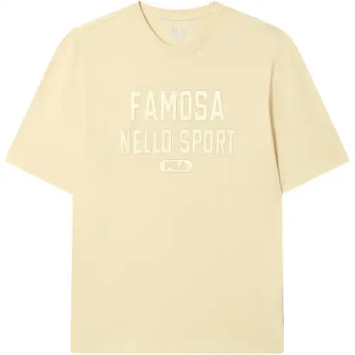 FILA MILANO T Shirt Men's Lightly Ripe Wheat Yellow YE