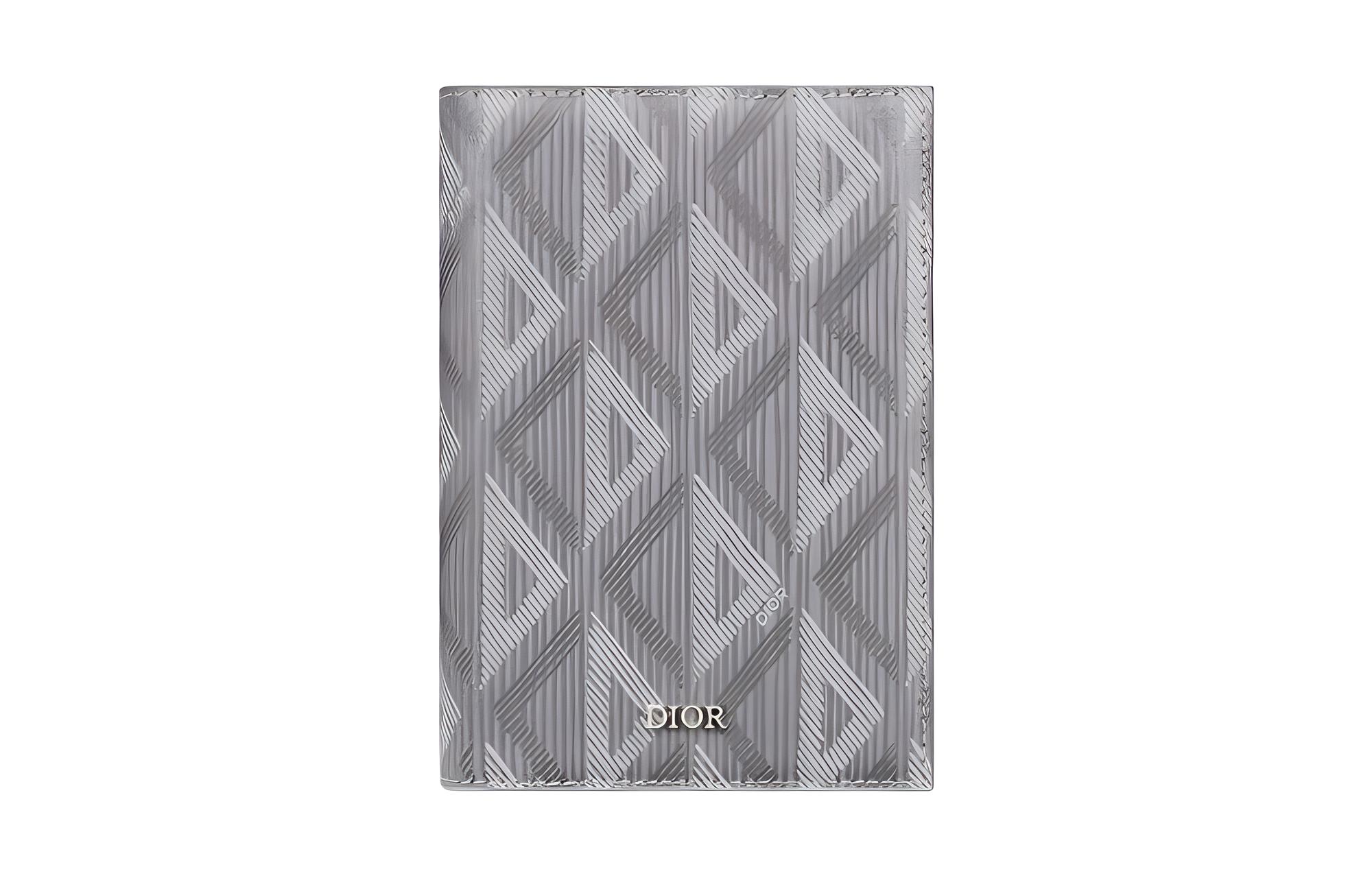 Мужской кошелек Dior CD Diamond (серый)