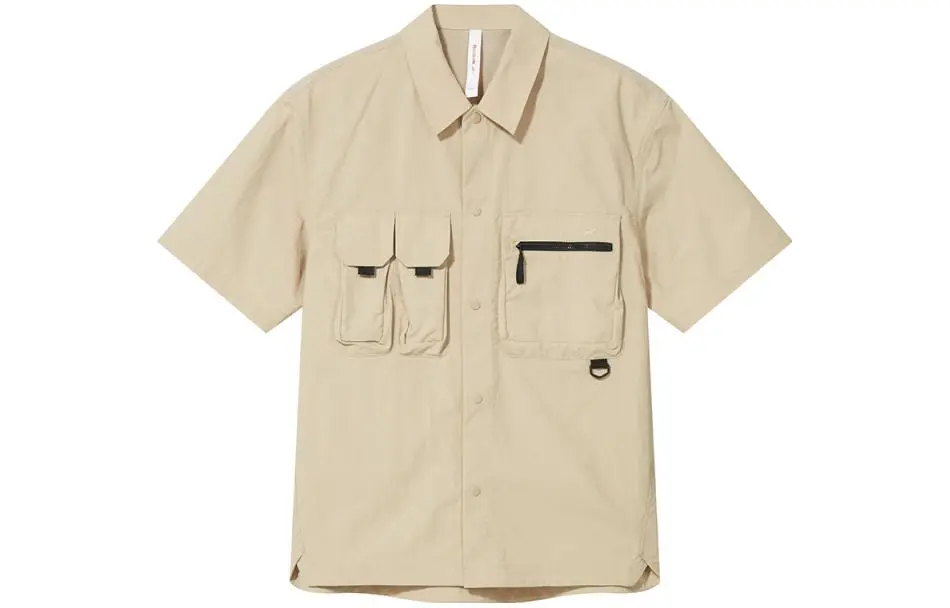 Reebok Shirts Men's Light Khaki Lapel Moderate Other