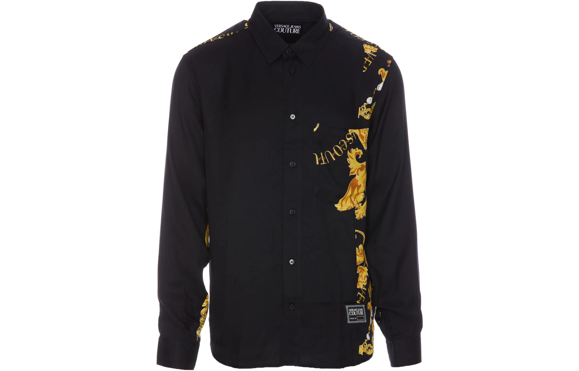 Мужская рубашка Versace Jeans Couture (черная)