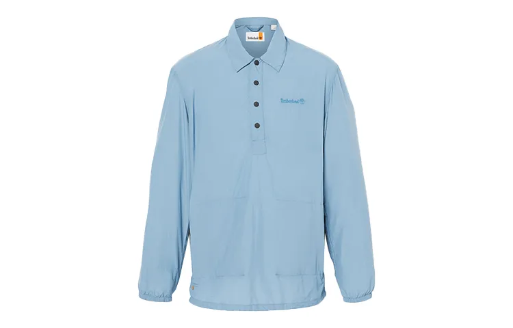 Timberland Shirts Men's Blue Pointed Collar Moderate Other