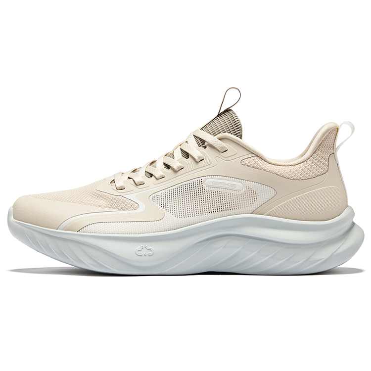 Erke Lingfeng Fabric Cushioning Breathable Cushioning Breathable Low top City Commuting Running Shoes Men’s Brown