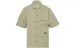 Timberland Shirts Men's Green Cuban Collar Moderate Other