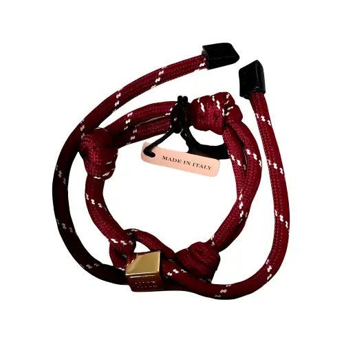 MIU MIU Logo plaque Cord Bracelet