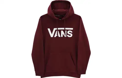 Vans Sweatshirts Unisex Red Hooded Moderate Regular