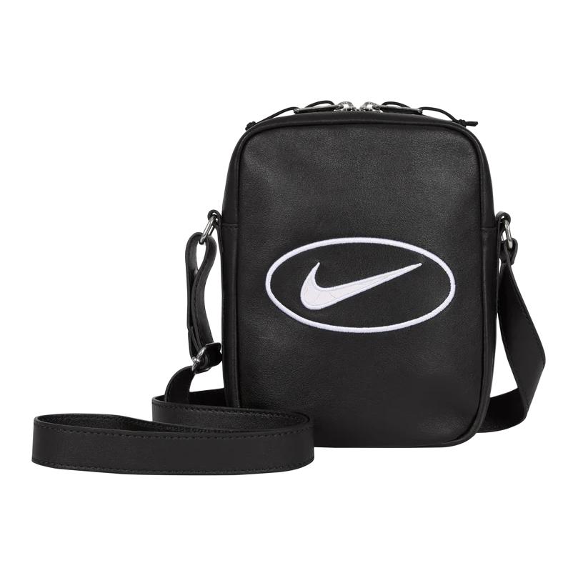 Сумка Supreme x Nike Buffalo Leather Shoulder Bag (черная)