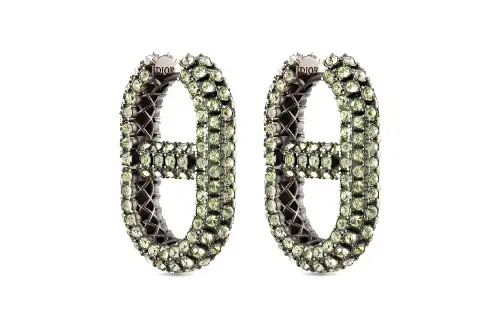 DIOR 30 Montaigne Earrings Women's Green