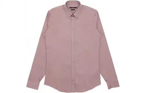 GUCCI Shirts Men's Purple Pointed Collar Moderate Other
