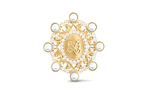LOUIS VUITTON Lv Dynasty Brooch