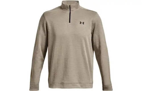 Under Armour Shirts Men's Khaki Stand Collar Moderate Other