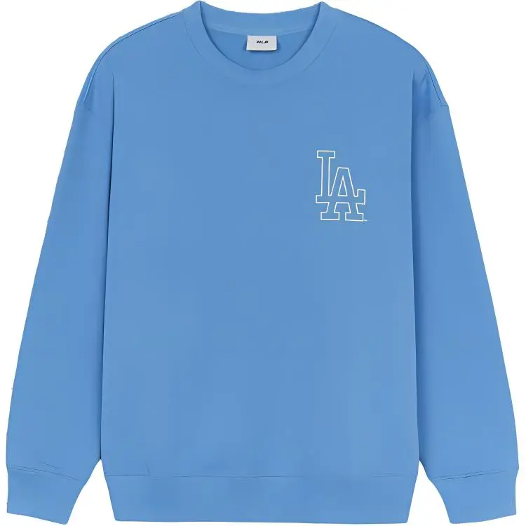 MLB DODGERS Los Angeles Dodgers Mega Logo Sweatshirt Unisex Sky Blue