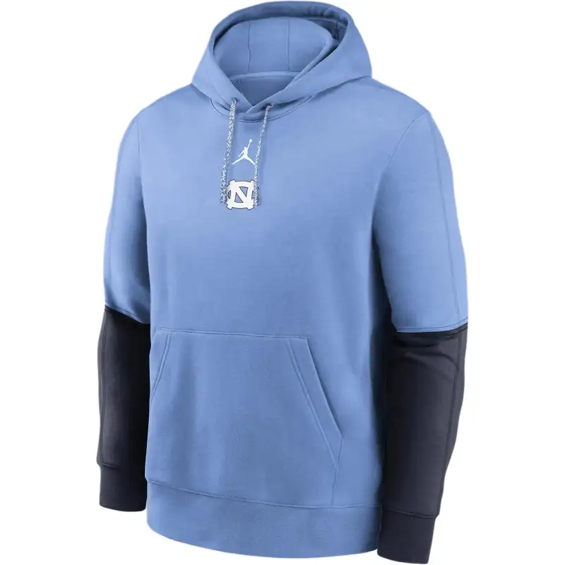 Jordan North Carolina Tar Heels Sideline Team Issue Club Men's Nike College Pullover Hoodie