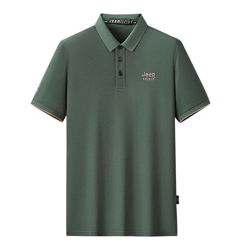 Мужская футболка JEEP JEEP SPIRIT Polo (зеленая)