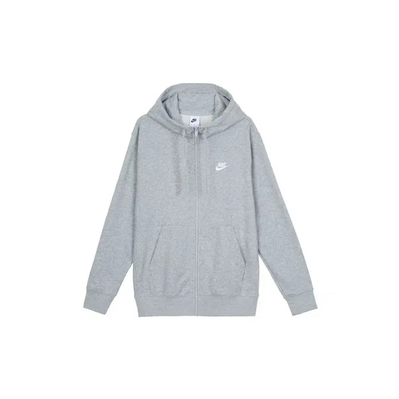 Nike Sweatshirts Men's Gray Hooded (Non-detachable) Moderate