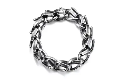 TIFFANY & CO. 925 Sterling Silver Bracelets Unisex Silver