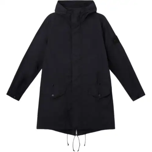STONE ISLAND Ghost SS25 Coat Men's Black