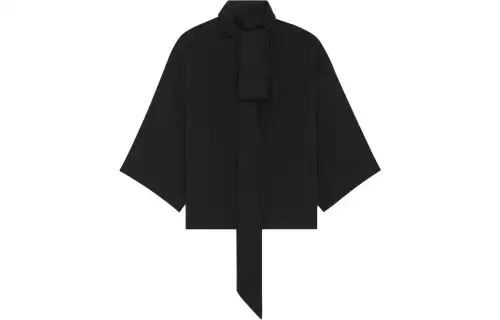 SAINT LAURENT Shirts Men's Black/Black Turtleneck Moderate Other
