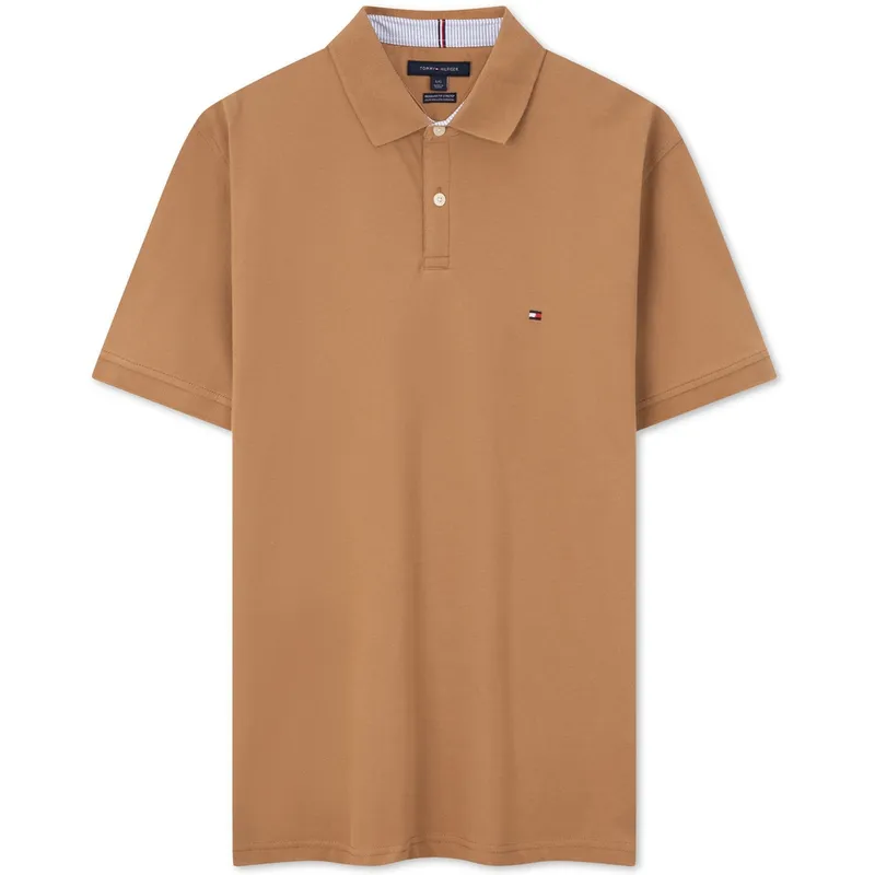 Tommy Hilfiger Polo Shirt Men's Brown