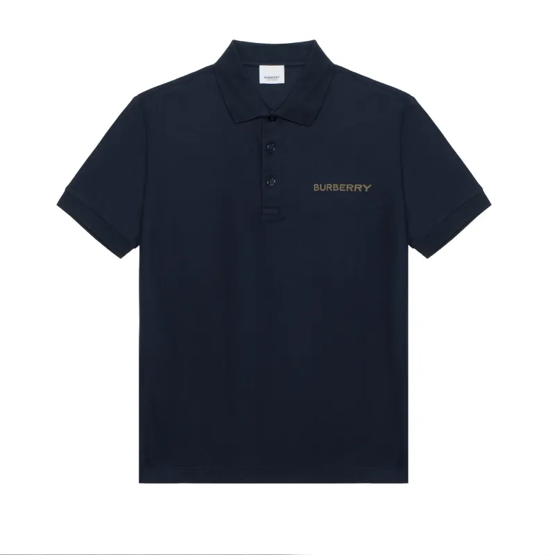 Burberry SS24 Polo Shirt Men's Marine Blue