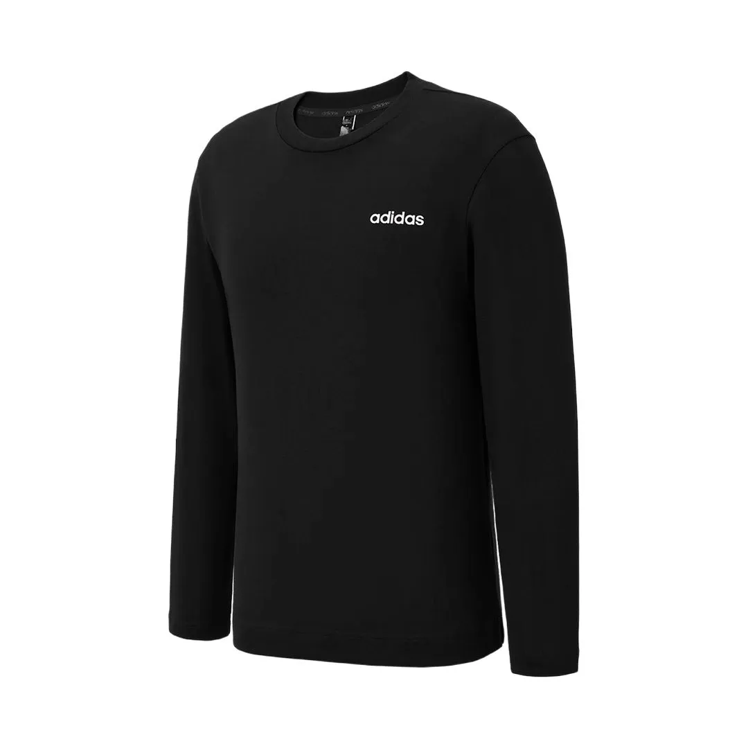 Adidas Sweatshirts Unisex Black Crew Neck Moderate Straight Fit