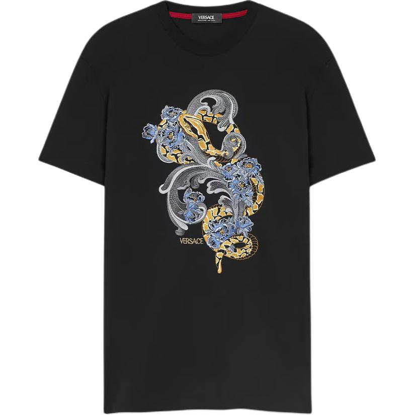 Мужская футболка Versace (черная)