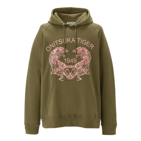 Onitsuka Tiger SWEAT HOODIE Sweatshirt Unisex Green