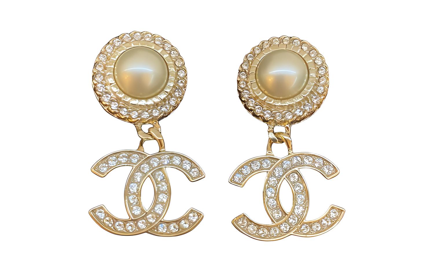 Женские серьги Chanel CHANEL C / (золотой)