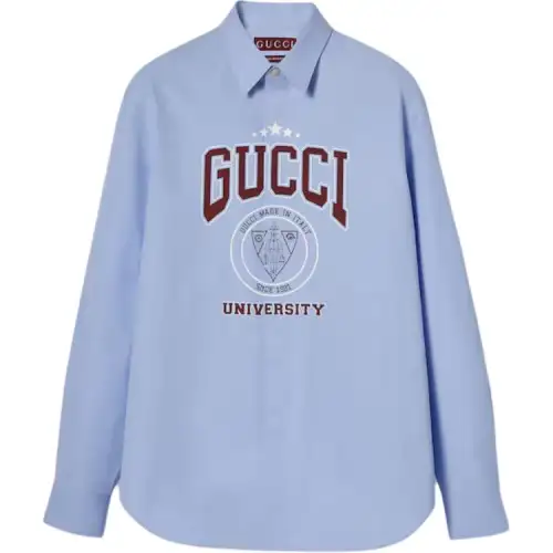 GUCCI SS25 Shirt Men's Light Blue